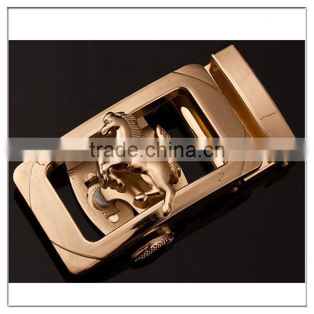 horse style high quality wholesale new gold belt buckles