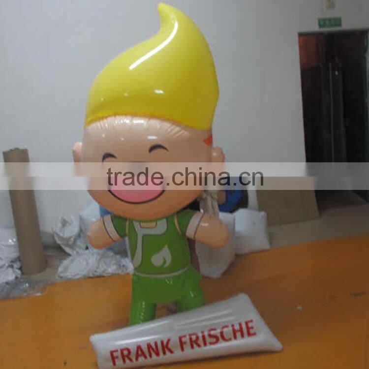 popular surfing boy inflatable cartoon character for kids
