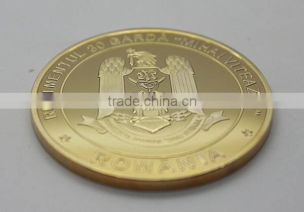 Custom Made Gold Plated Brass Coin