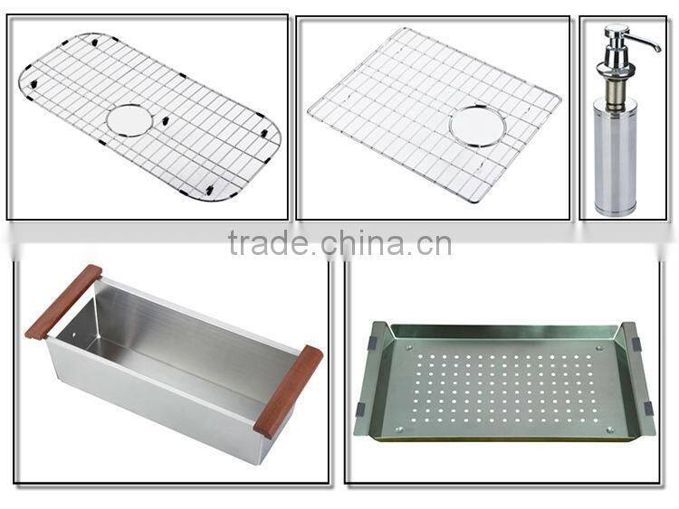 Guangdong Factory stainless steel big single bowl kitchen tensile sink for restaurant, bathroom and kitchen - 8047A