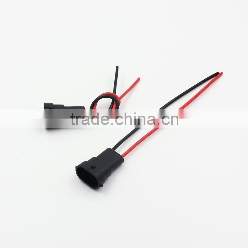 car HID LED lighting accesorry headlight fog lamps H11 socket with 15cm wires H11 Male or H11 Female