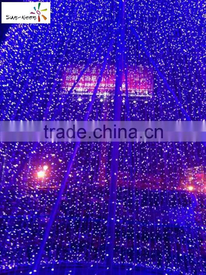 Beautiful purple metal frame christmas tree nice artificial christmas tree parts gaint christmas tree topper