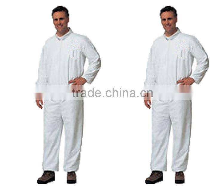 Disposable industrial coverall for paint