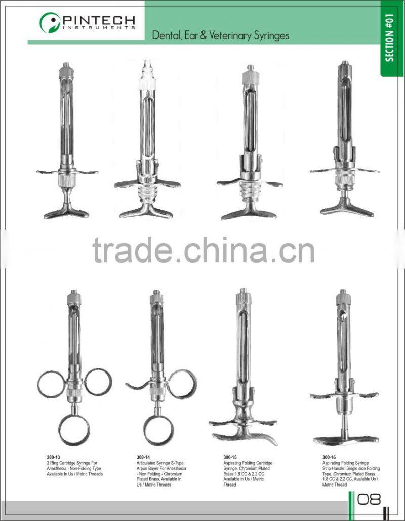 Dental Intraligamental Syringe Dental Tic Tic Syringe Dental Instruments
