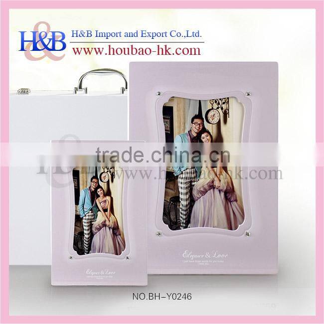 H&B romatic painting cover wedding photo albums 500 pictures