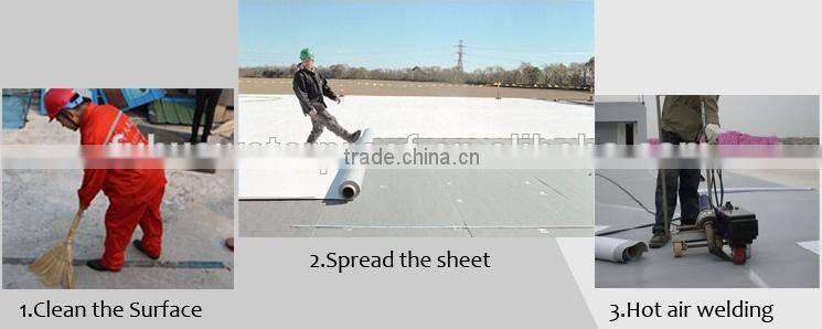 Reinforced PVC Roofing Sheet for waterproofing materials