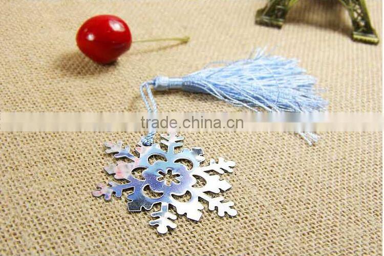Snowflake bookmark metal bookmarks