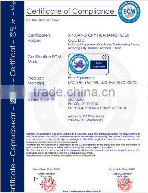 Replace Parker Coalescing filter 10CU25-130 for Compressed Air systems