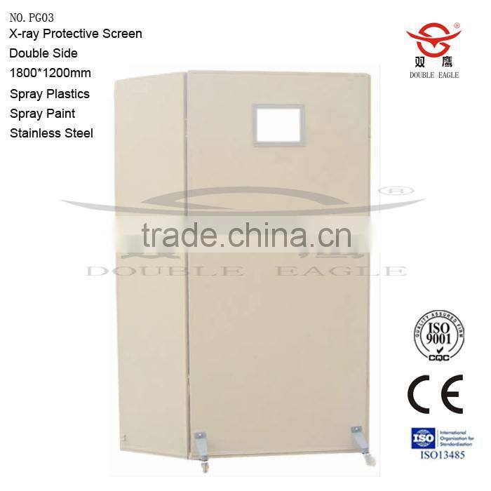 Mobile medical radiation protective x-ray lead sheilding