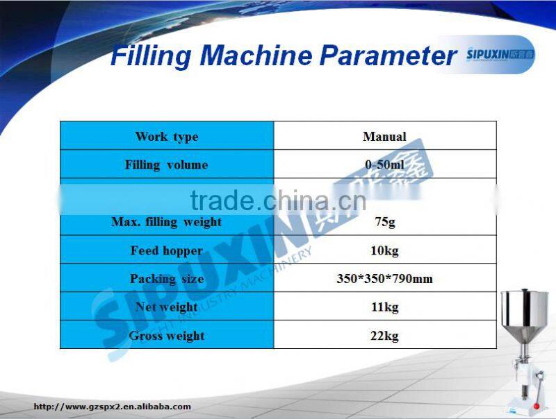 SPX Manual Yogurt Cup Filling Machine