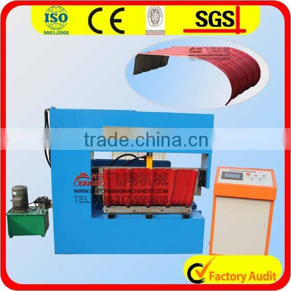 Arched roof building Curve Roof metal Sheet Roll Forming Machine For Sale