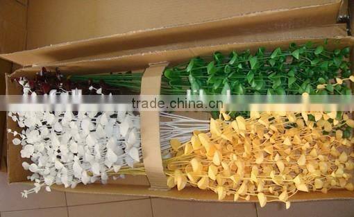 H70cm Green Plastic Garden Plants Artificial Eucalyptus Leaves