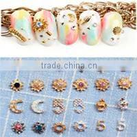 2016 Chinese Wholesale Fashion Punk Cone Studs Rivet nail decoration, Gold and Silver metal stud nail, 3d nail art rivet