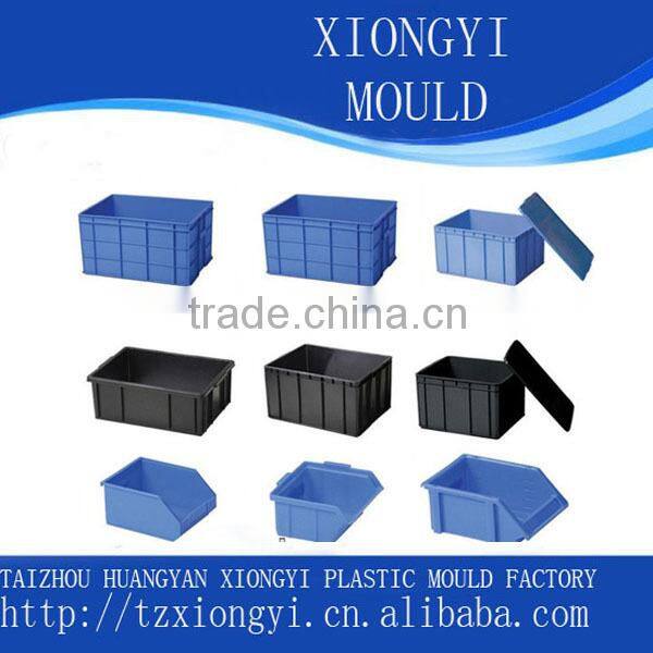 custom EU standard injection plastic recycle container mould manufacturer