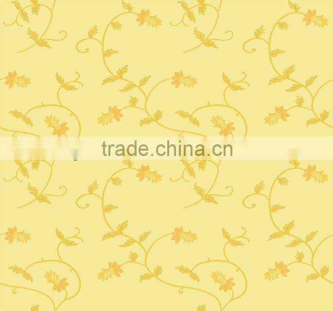 Beautiful flower pattern wall covering with different colors