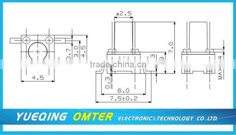 TS4541-0701c tact switch operating force