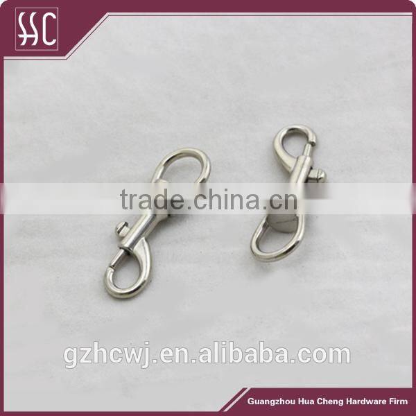 small swivel snap hook shiny silver hook