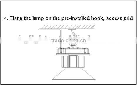 high bay led lamp with CREE & Meanwell chip on board 100W