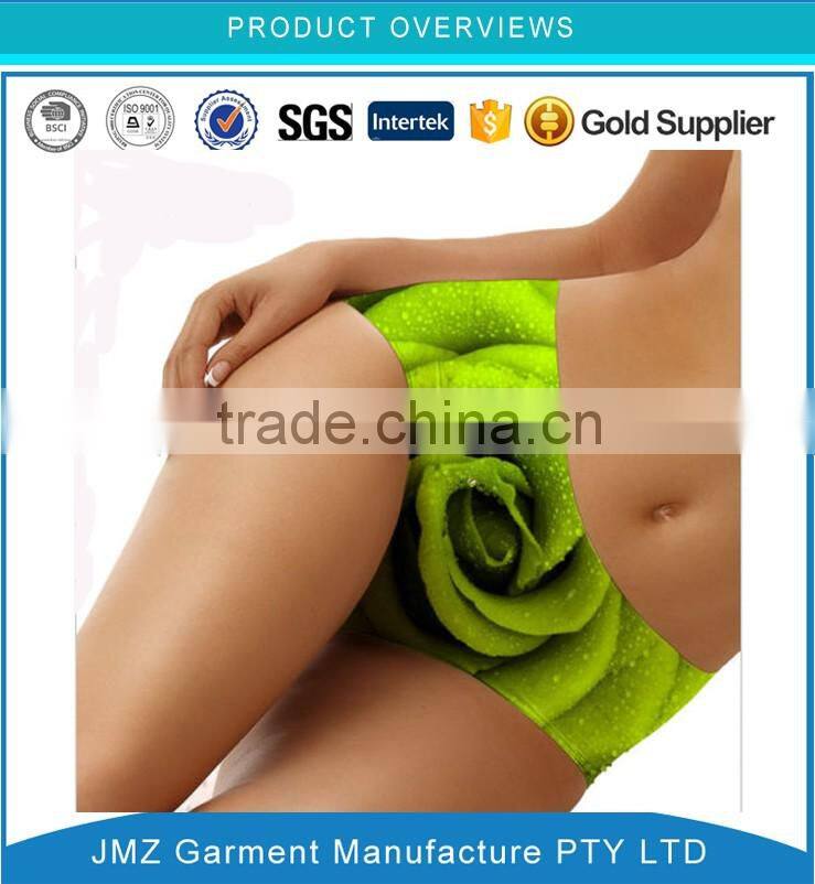 Digital print panties for custom women underwear