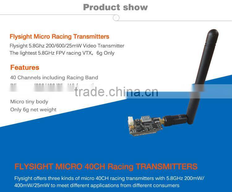 Flysight latest micro TX506 600mW 5.8ghz 40ch video transmitter