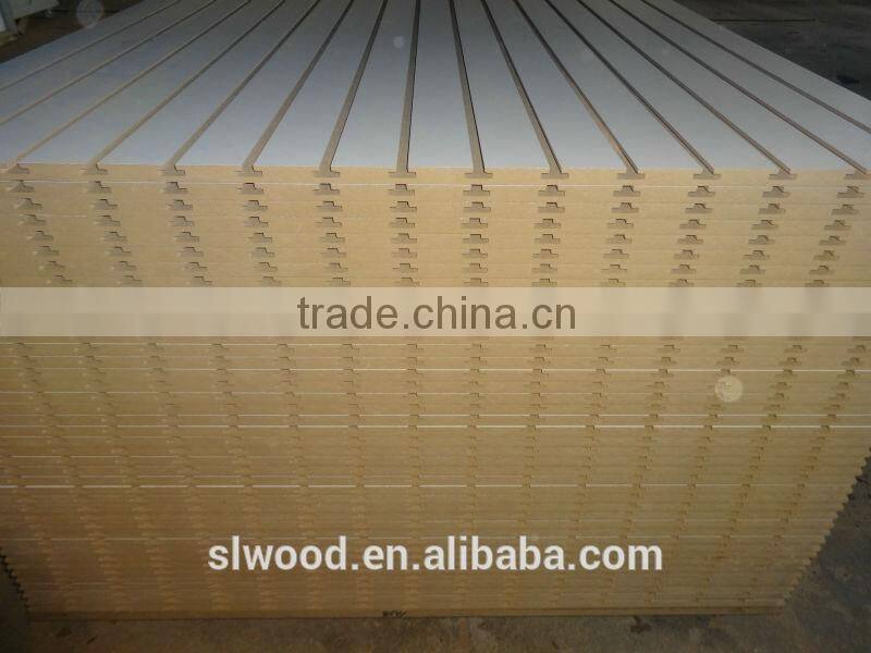 Slot MDF for cabinet