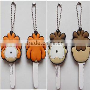 Cartoon design silicone key cap available with all sizes