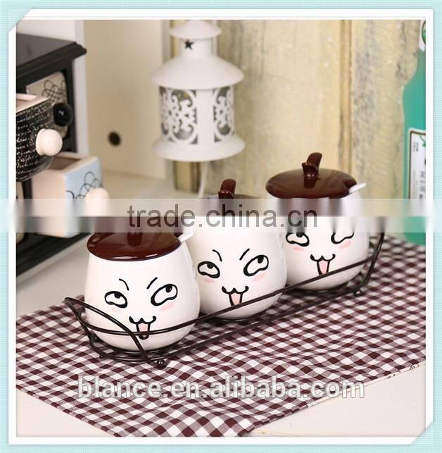 ceramic cookware sets in spices canister set design for salt and pepper and sugar