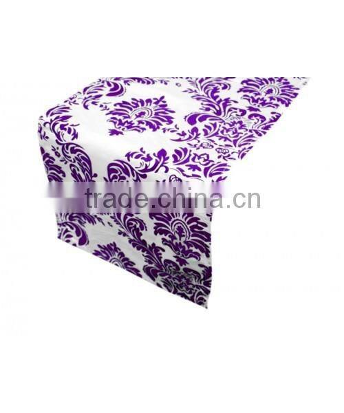 Hot Selling Beautiful Jacquard Table Runner Pintuck Table Runner Wedding Banquet