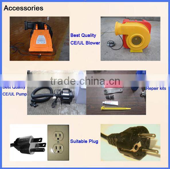 Inflatable interactive obstacle course sports game PVC Inflatables