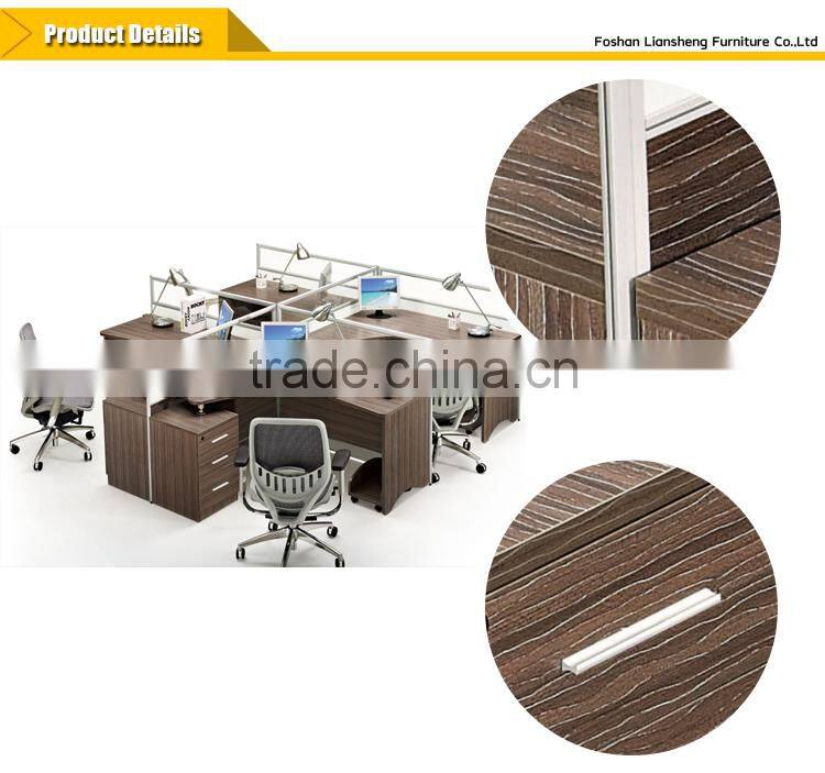 Melamine laminated series modular office workstation