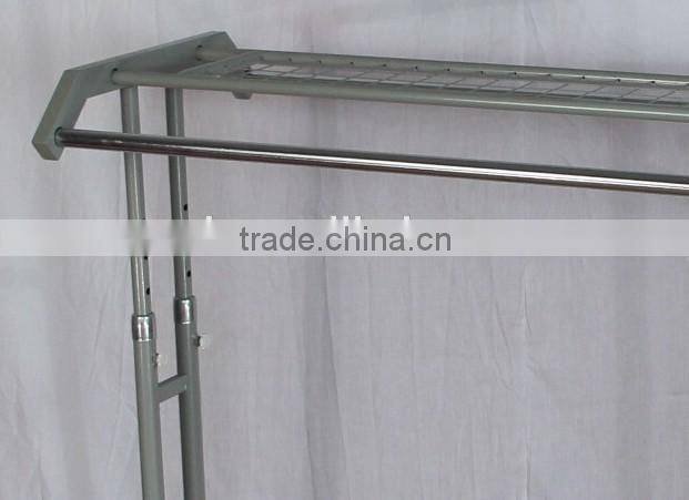 RH-YJ15 Double Poles Luxury Cloth Rack Shop Furniture Garment Display