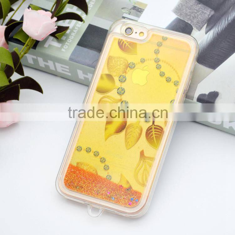 2016 hot selling liquid clear tpu case for iPhone6