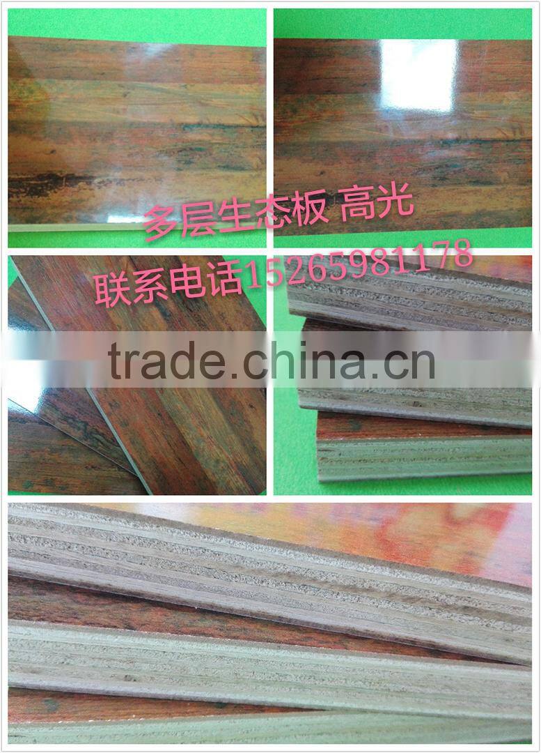 E2 glue popular core plywood melamine faced plywood board price