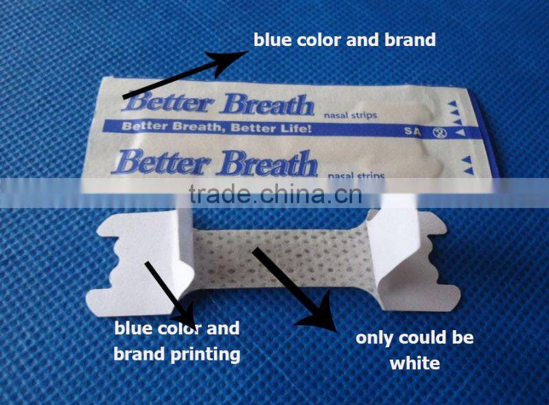 Free samples breathe better nasal dilator strip