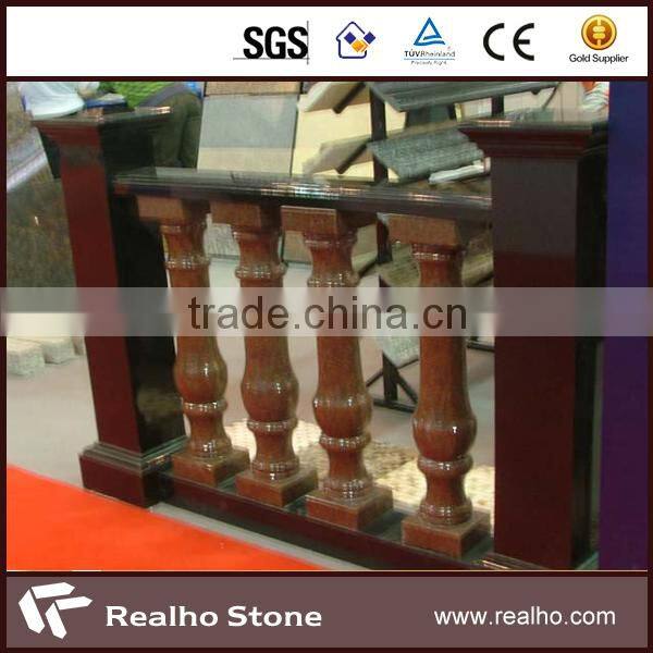 customized white granite column for sale