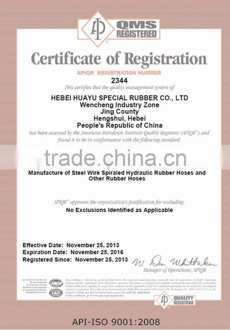 Inflation Packer Hose / Inflation Rubber Packer for coal mine