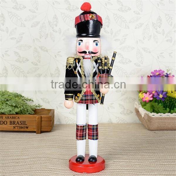 Wholesale christmas gift wooden nutcracker, custom nutcracker