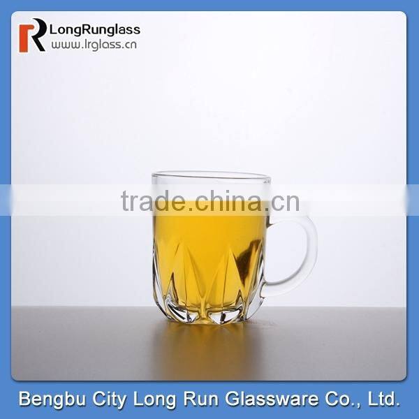 LongRun 242ml 2014 new fancy style drinking beer glass cup water tea cup wholesale