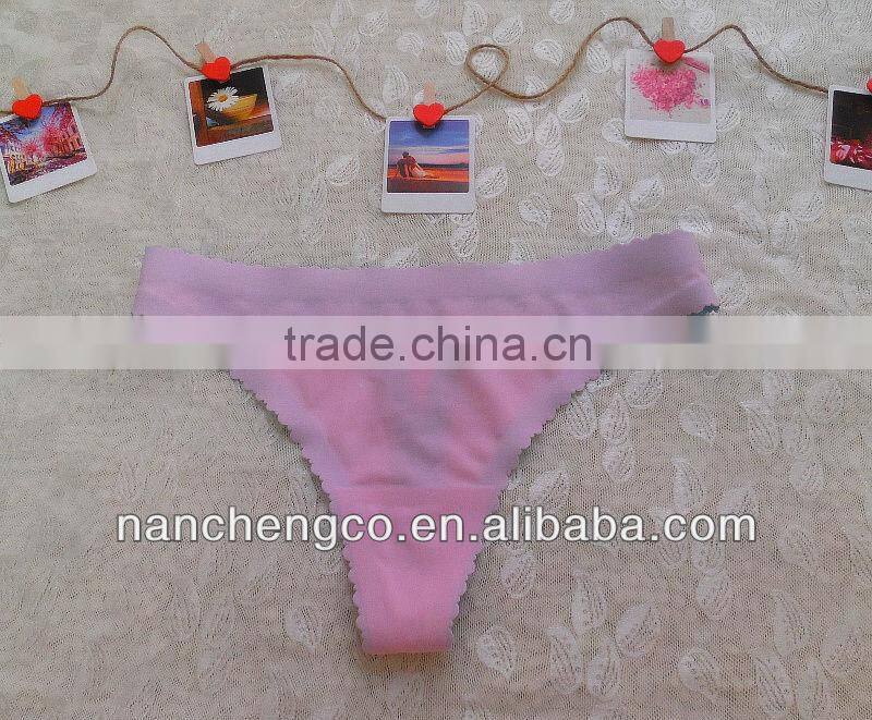 Ladies Seamless Thong laser cut panty