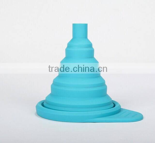 collapsible silicone oil funnel liquid funnel