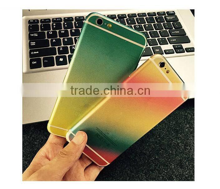 Full Body Glitter Rainbow Sticker Cover Wrap Skin For iPhone 6