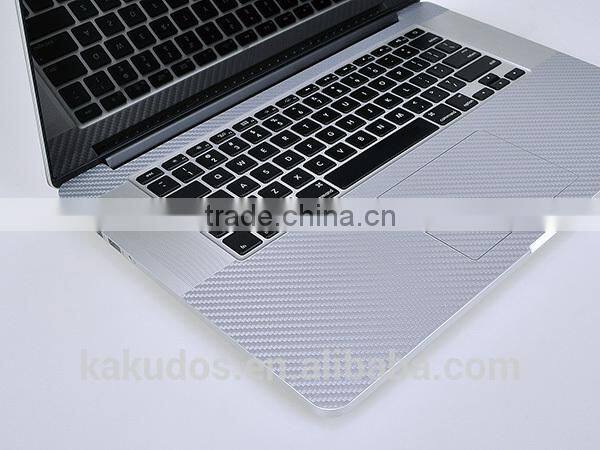 Hot Sell High Quality Carbon Fiber Vinyl Skin for 15.4'' Macbook Pro