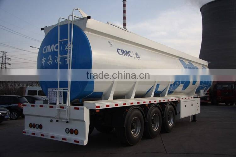 CIMC LINYU 38CBM aluminum alloy fuel tanker semi trailer