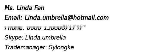 Hotel promotional color changing umbrella