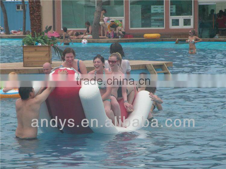 Water park design build in steel framed pool