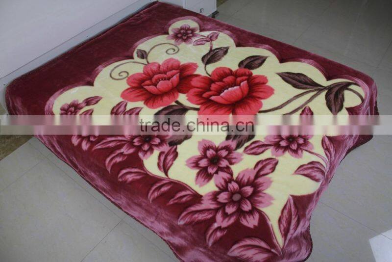 100% polyester 2-ply super soft mink baby toys promotion blanket