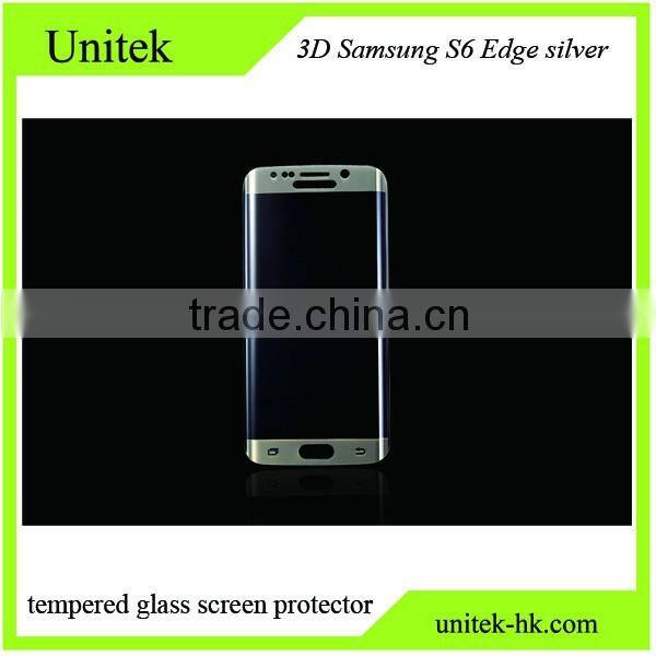 for samsung screen protector orginal green color full cover 3d curved s6 edge tempered glass screen protector for samsung galaxy