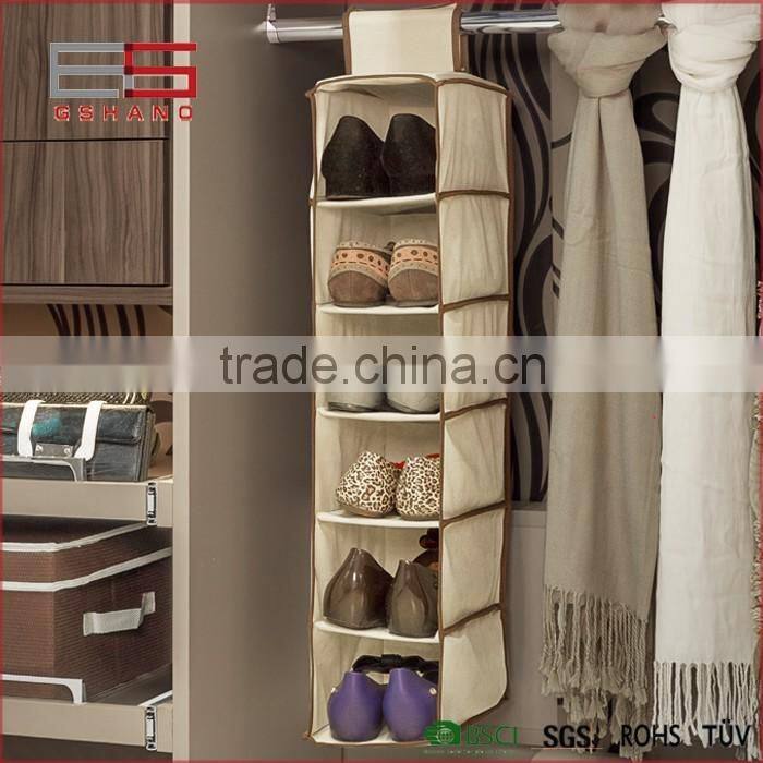 nonwoven TNT Living room closet hanging shelf storage shoes organizer