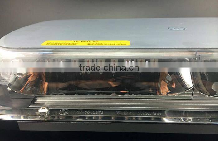 DC12V-24V 44 LED 44W Magnets Emergency Strobe Lightbar Amber/Blue ,8 Flash way LED warning Light