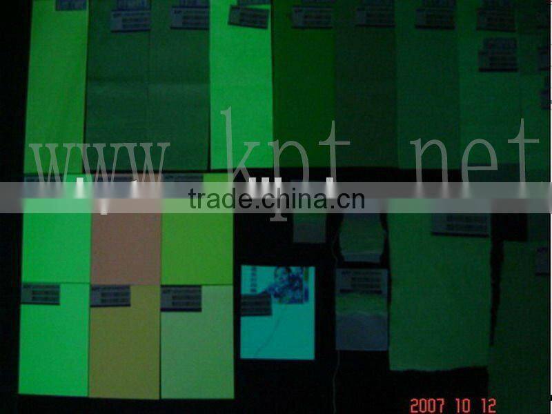 Photoluminescent film with back adhesive